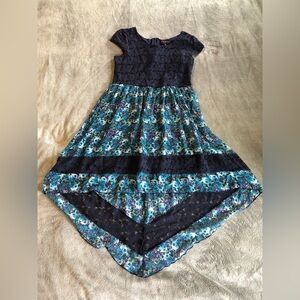 Disorderly Kids Navy floral dress